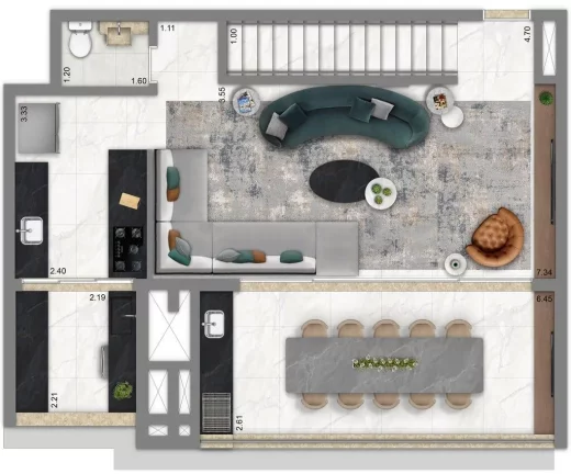Imagem Living Villaggio Tatuapé Firenze