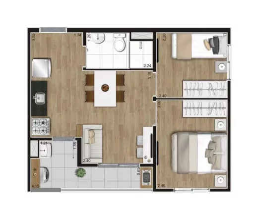 Imagem Apartamento em Santo Amaro - São Paulo SP