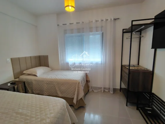 Imagem Apartamento novo com lazer em Guarujá-SP, Pitangueiras: 2 quartos, 1 suíte, 2 salas, 2 banheiros, 1 vaga, 80m². Venha conferir!