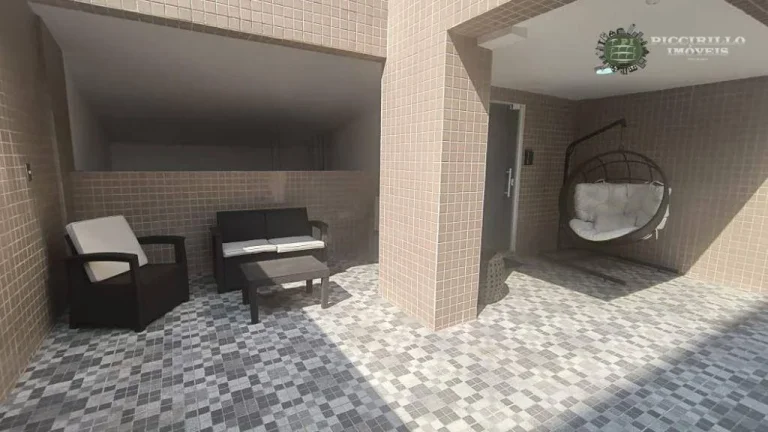Imagem Apartamento com 1 dormitório à venda, 55 m² por R$ 340.000,00 - Vila Assunção - Praia Grande/SP