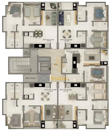 Imagem Apartamentos com varanda / sacada gourmet nas proximidades de shopping, restaurante e a 330m da Av. Epitácio Pessoa em Tambauzinho - AP1453