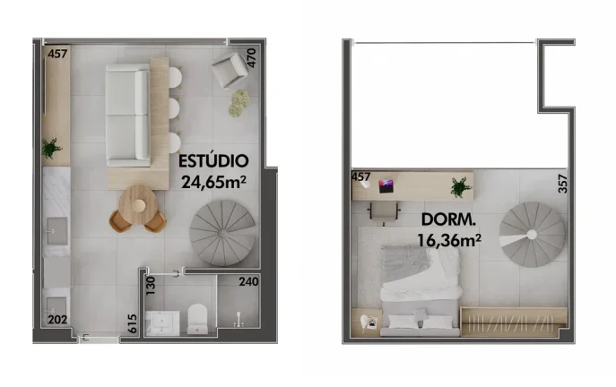 Imagem Cobertura 1 Dormitório para venda em Florianópolis - SC