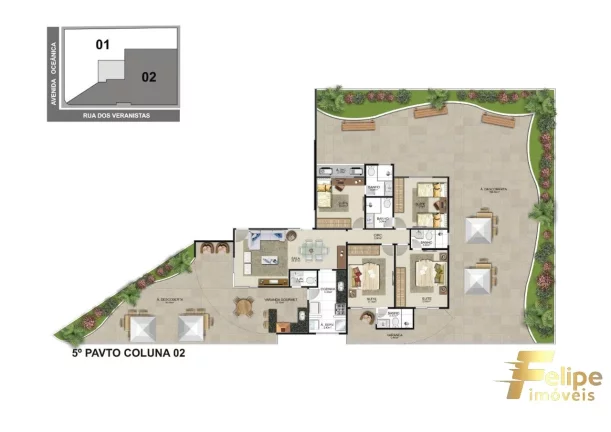Imagem LANÇAMENTO NA PRAIA DO MORRO COM 4 SUITES 2 APTOS POR ANDAR/ GUARAPARI - ES