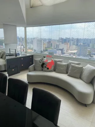 Imagem Cobertura com 3 suítes e 4 vagas para Venda ou Locação no Centro de Santo André