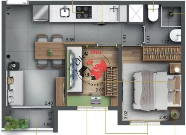 Imagem Studio e Apartamentos com 1 ou 2 dormitórios muito bem localizado no bairro do Ipiranga em São Paulo