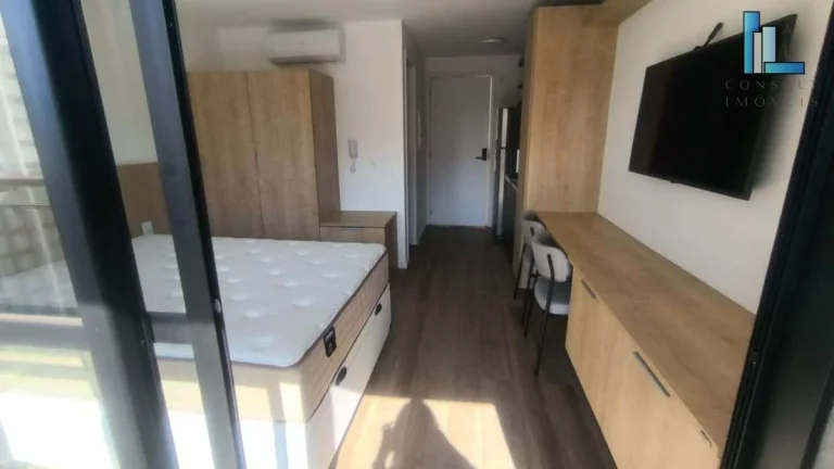 Imagem Apartamento à venda em São Paulo, Santa Cecília, studio novo perto da estação de metrô Santa Cecília com 24m2