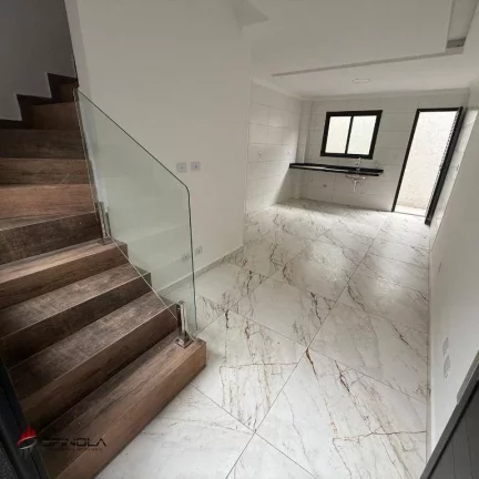 Imagem Sobrado com 2 dormitórios à venda, 54 m² por R$ 345.000 - Maracanã - Praia Grande/SP