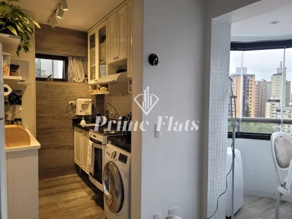 Imagem Flat disponível para locação no Hotel Paulista Wall Street na Bela Vista, com 55m², 1 dormitório e 1 vaga de garagem