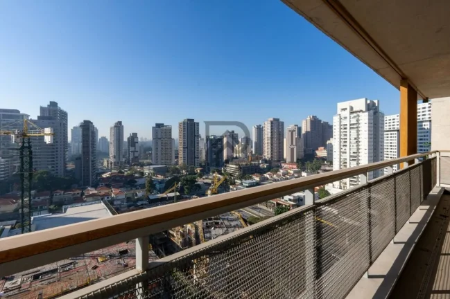 Imagem Apartamento Brooklin pronto para morar andar alto vista livre
