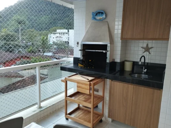 Imagem APARTAMENTO PRAIA DA ENSEADA com 2 dormitórios sendo 1 suíte,1 vaga de garagem,varanda gourmet com churrasqueira
