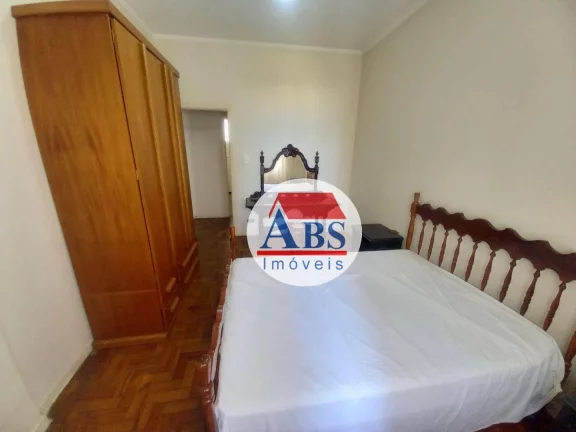 Imagem Apartamento com 2 dormitórios à venda, 90 m² por R$ 340.000 - Gonzaga - Santos/SP Vista para o mar