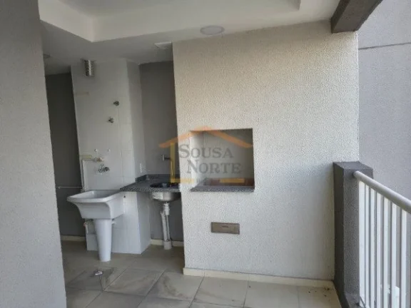 Imagem Apartamento no contra piso, com 2 dormitórios, sendo 1 suíte, 2 banheiros, varanda gourmet com chu...