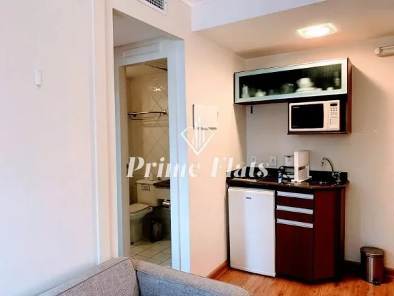 Imagem Flat disponível para locação no The World, com 30m², 1 dormitório e 1 vaga de garagem