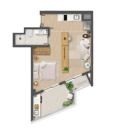 Imagem APARTAMENTO RESIDENCIAL em Rio de Janeiro - RJ, Copacabana