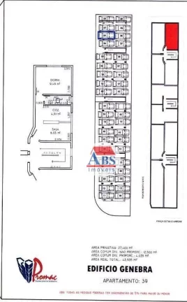 Imagem Apartamento com 1 dormitório à venda, 27 m² por R$ 172.000,00 - Vila Paulista - Cubatão/SP