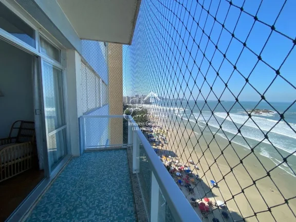 Imagem Apartamento frente mar Pitangueiras, Guarujá-SP, 3 quartos, 1 suíte, 2 salas, 3 banheiros, 1 vaga, 160m²!