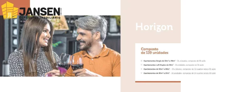 Imagem HORIZON HOME ... MALL, COM 1, 2 OU 3 QUARTOS NO ALTIPLANO