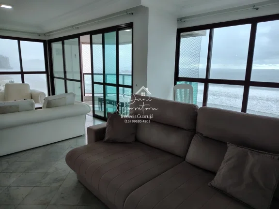 Imagem Apartamento de luxo à venda em Guarujá-SP, no bairro Pitangueiras: 3 quartos, 3 suítes, 2 salas, 5 banheiros, 2 vagas de garagem, 190m².