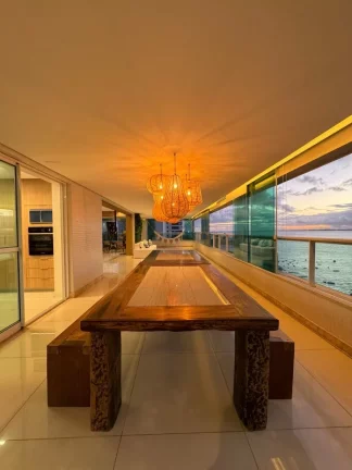 Imagem VILA SANTO ANTÔNIO - LADEIRA DA BARRA: 4 Suites c/ ampla varanda gourmet, vista mar Baía de todos os santos, 278,00m2 privativos, andar alto e 4 vagas