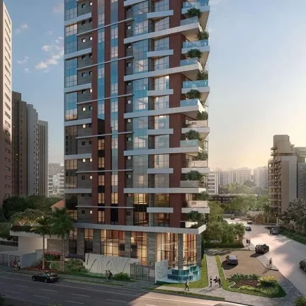 Imagem Apartamento para Venda em Curitiba, Cabral, 3 dormitórios, 3 suítes, 4 banheiros, 3 vagas