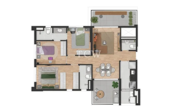 Imagem Apartamento à venda no bairro Brooklin - São Paulo/SP, Zona Sul