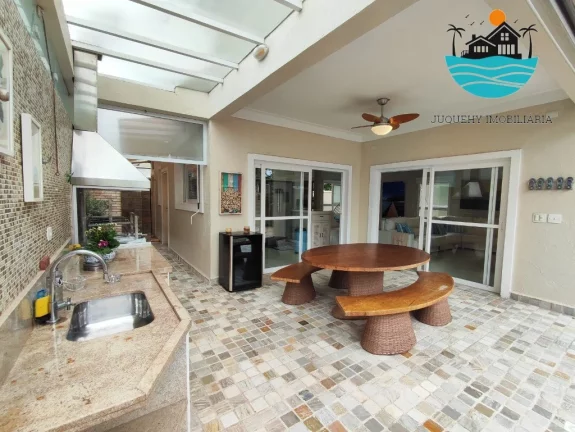 Imagem Casa Pé na Areia em Juquehy, Aluguel de Temporada, Anual aluguel, 4 quartos, sendo 03 suítes, piscina privativa, máx.08 pessoas | Juquehy Imobiliária