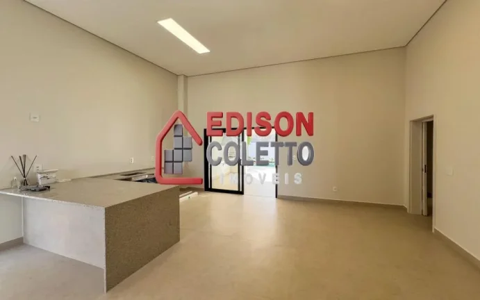 Imagem Casa nova, recém construída a venda, 3 quartos com portas balcão, persianas automatizadas, no Residencial Villa Bela Vista, em Piracicaba