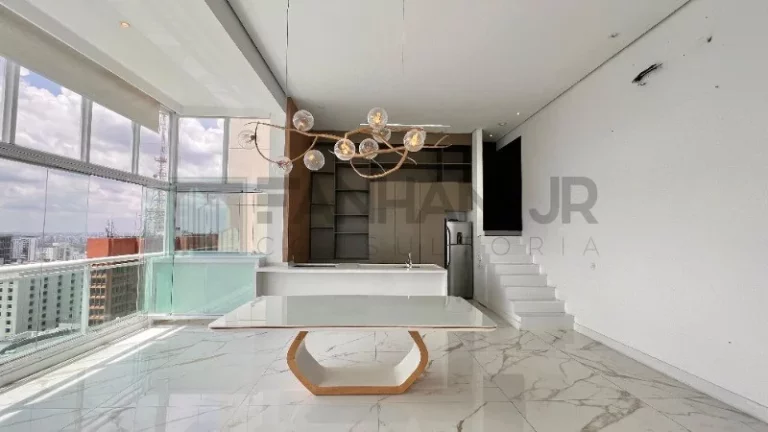 Imagem Apartamento de Luxo à Venda em Cerqueira César - 1 quarto, 1 suíte, 3 salas e 2 vagas de garagem - São Paulo-SP - 120m².