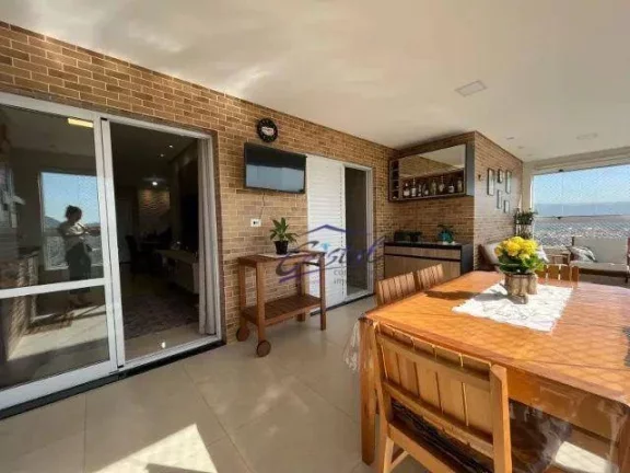 Imagem Apartamento com 3 dormitórios à venda, 127 m² por R$ 990.000 - Aviação - Praia Grande/SP