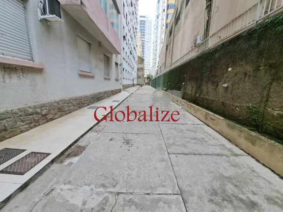 Imagem Apartamento terreo à venda, frente mar, 1 quarto, sala, cozinha e banheiro por R$278.000,00 no Embaré em Santos