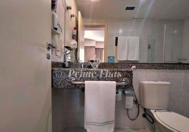 Imagem Flat disponível para venda no Hotel Slaviero Essential São Paulo Moema, com 26m², 1 dormitório e 1 vaga