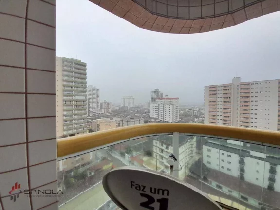 Imagem Apartamento com 1 dormitório à venda, 55 m² por R$ 320.000,00 - Aviação - Praia Grande/SP