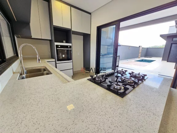 Imagem Casa moderna com moveis planejados à venda, 184 m² por R$ 1.580.000 - Condomínio Park Gran Reserve - Indaiatuba/SP