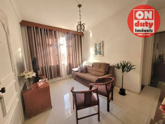 Imagem Apartamento com 2 quartos à venda, 70 m² por R$ 360.000 - Macuco - Santos/SP