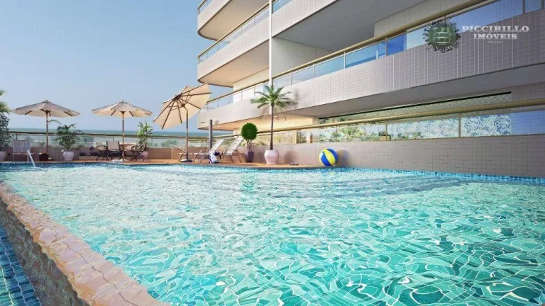 Imagem Apartamento com 3 dormitórios à venda, 129 m² por R$ 1.102.000,00 - Vila Guilhermina - Praia Grande/SP