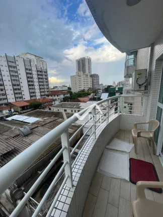 Imagem Apartamento com 3 dormitórios à venda, 118 m² por R$ 990.000 - Boqueirão - Santos/SP