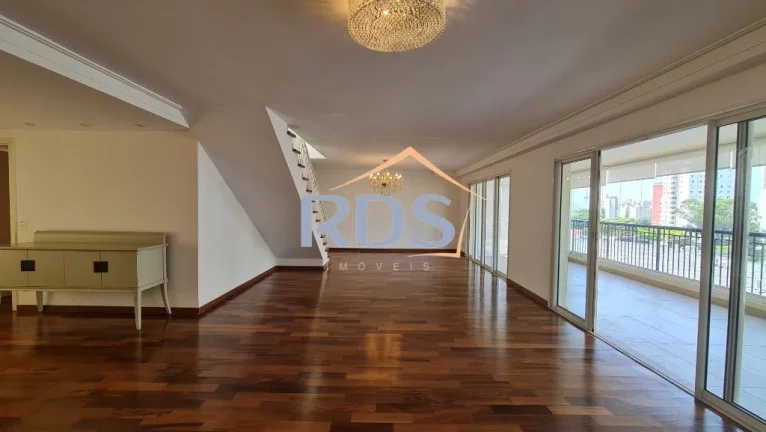 Imagem Vende cobertura duplex, 510m², 04 suítes, 03 salas - 06 banheiros, piscina privativa e 5 vagas