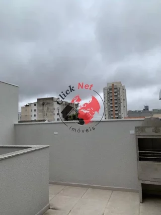 Imagem Cobertura nova com elevador,105m2 , 2 dorms c suíte, quintal e churrasq ,2 vagas , Santa Maria, Santo André