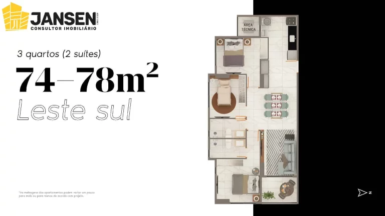 Imagem APARTAMENTOS COM 02 OU 03 QUARTOS, ATÉ 02 SUÍTES, NO CORAÇÃO DE TAMBAÚ