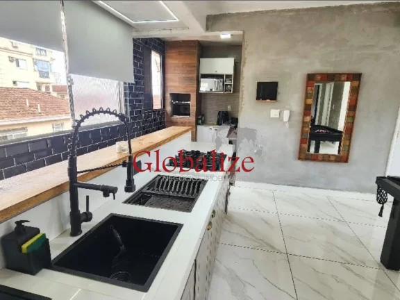 Imagem Locação no Gonzaga Apartamento 2 dormitórios Modernizado e Mobiliado por Apenas R$ 3.200 o Pacote!