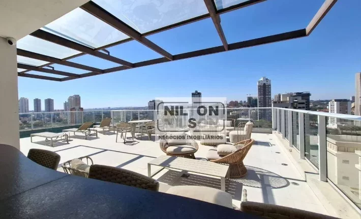 Imagem Apartamento com 1 dormitório para alugar, 38 m² por R$ 4.200,00/mês - Cambuí - Campinas/SP