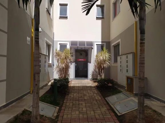 Imagem AP2500 - Área Útil: 45,95 m², com 02 dormitórios, sala integrada com a cozinha, banheiro social ...