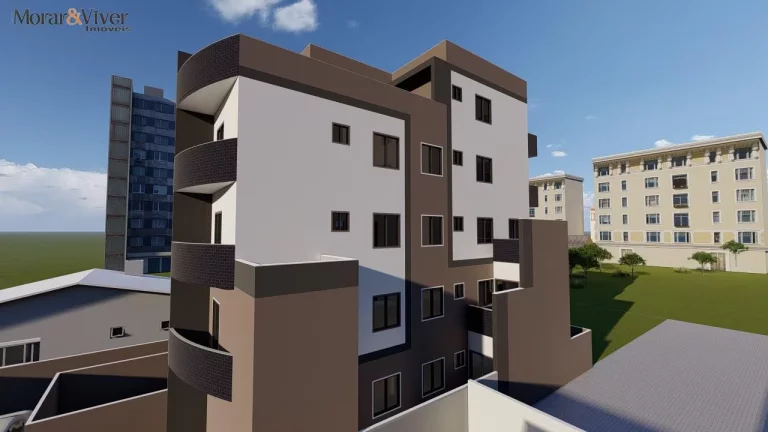 Imagem Apartamento para Venda em São José dos Pinhais, Cruzeiro, 2 dormitórios, 1 suíte, 2 banheiros, 1 vaga