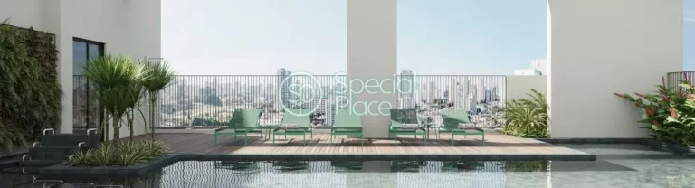 Imagem Apartamento à venda no Brooklin - Área: 62,00m² - Living com varanda - Sala de Jantar - 02 dormit...