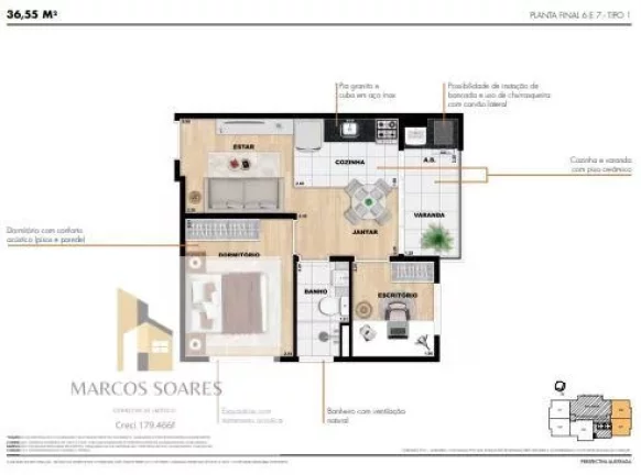 Imagem Apartamento à venda em Osasco, Vila Yara, com 2 quartos, 53m2