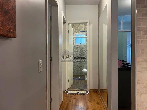 Imagem Apartamento 2 dorms. Reali Fiori — varanda, Airbnb | Campos do Jordão