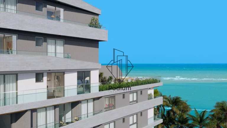 Imagem Cobertura com Jacuzzi e vista para o mar da praia de poço/Cabedelo. – CO0138.