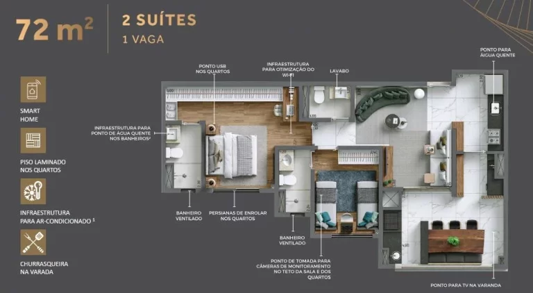 Imagem Apartamento para Venda em São Paulo / SP no bairro Vila Dom Pedro I