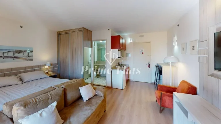 Imagem Flat disponível para venda no Radisson Blu São Paulo em Pinheiros, com 32m², 1 dormitório e 1 vaga