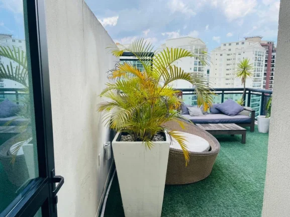 Imagem Flat disponível para locação no Meliá Ibirapuera, com 61m², 1 dormitório e 1 vaga